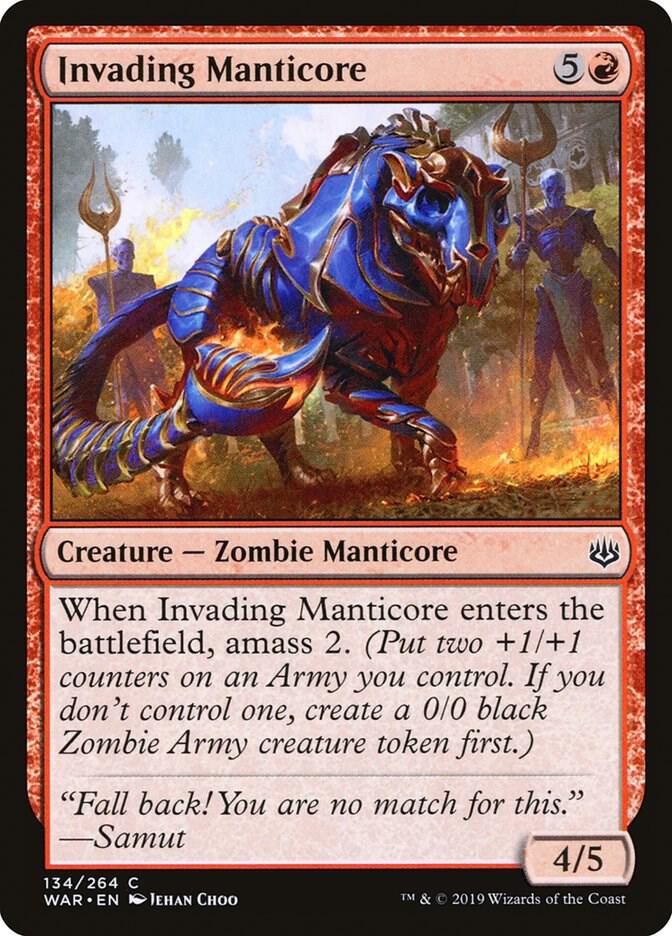 Invading Manticore - #134