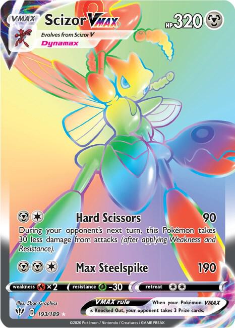 Scizor VMAX (Secret) - #193/189 – A&M Hobby Shop