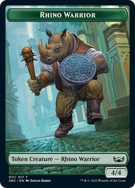 Rhino Warrior Token - #11