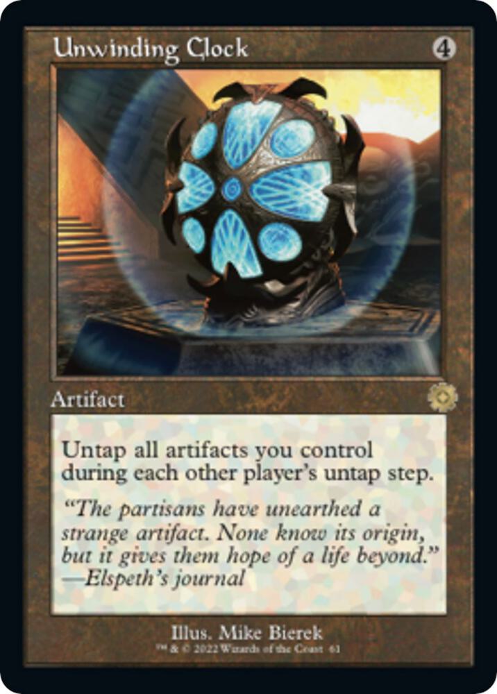 Unwinding Clock - #61