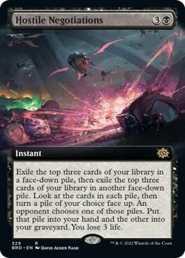 Hostile Negotiations (Extended Art) - #329