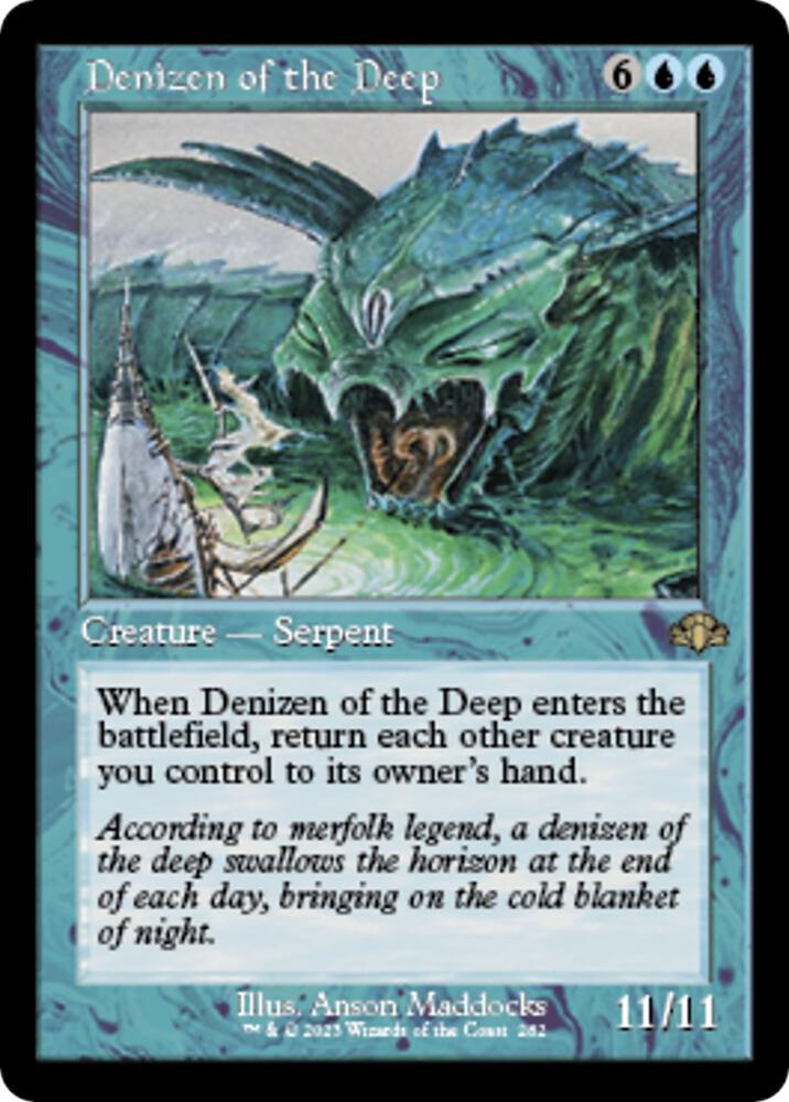 Denizen of the Deep (Retro Frame) - #282