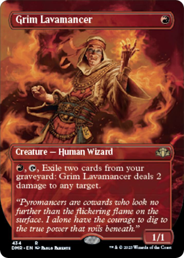 Grim Lavamancer (Borderless) - #434