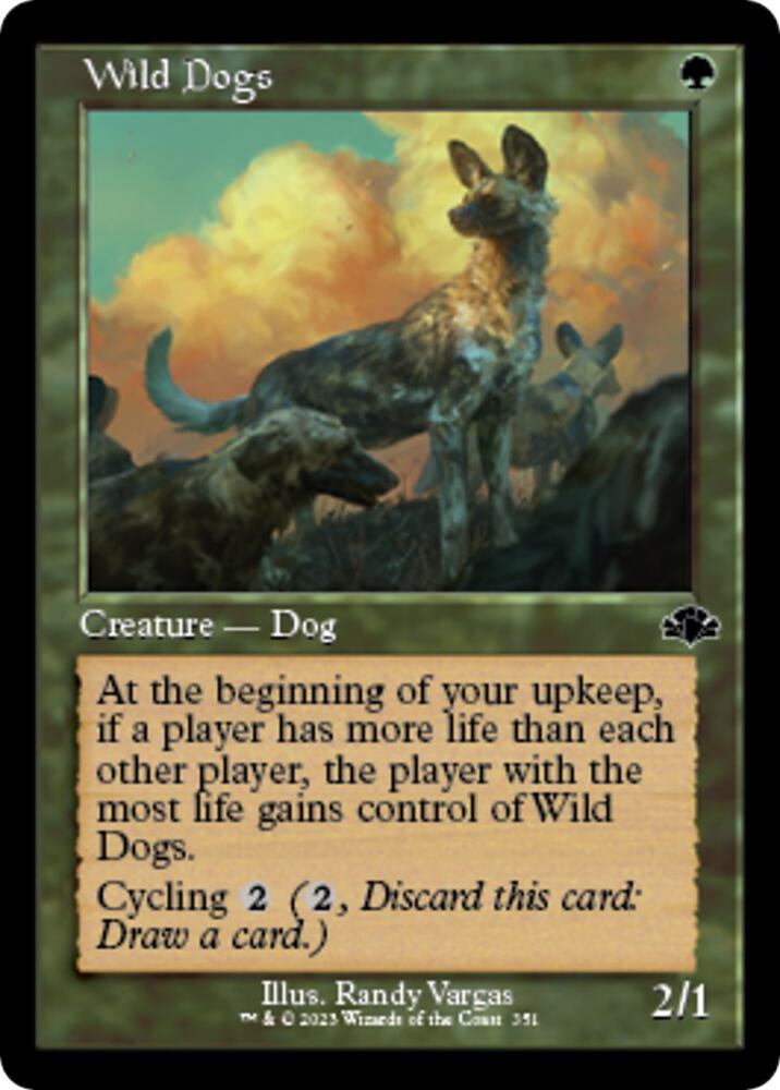 Wild Dogs (Retro Frame) - #351
