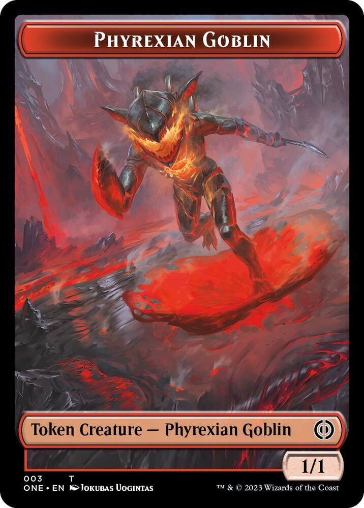 Phyrexian Goblin // Samurai Double-Sided Token - #3 // 2