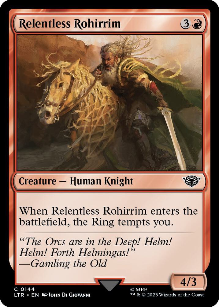 Relentless Rohirrim - #144