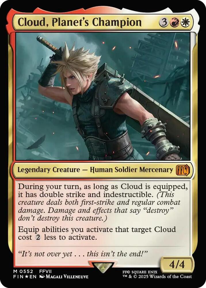 Cloud, Planet's Champion - #552