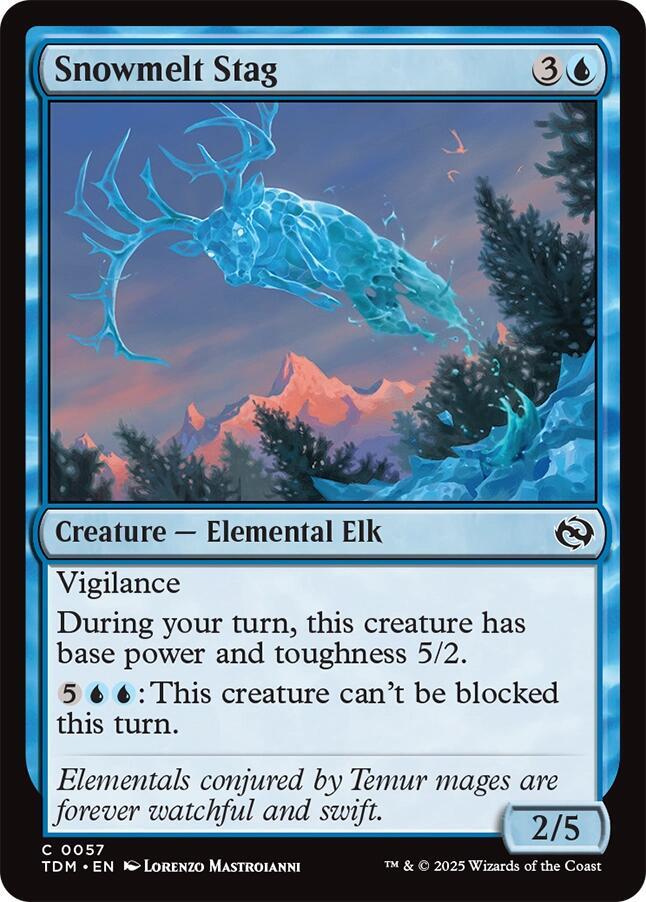 Snowmelt Stag - #57