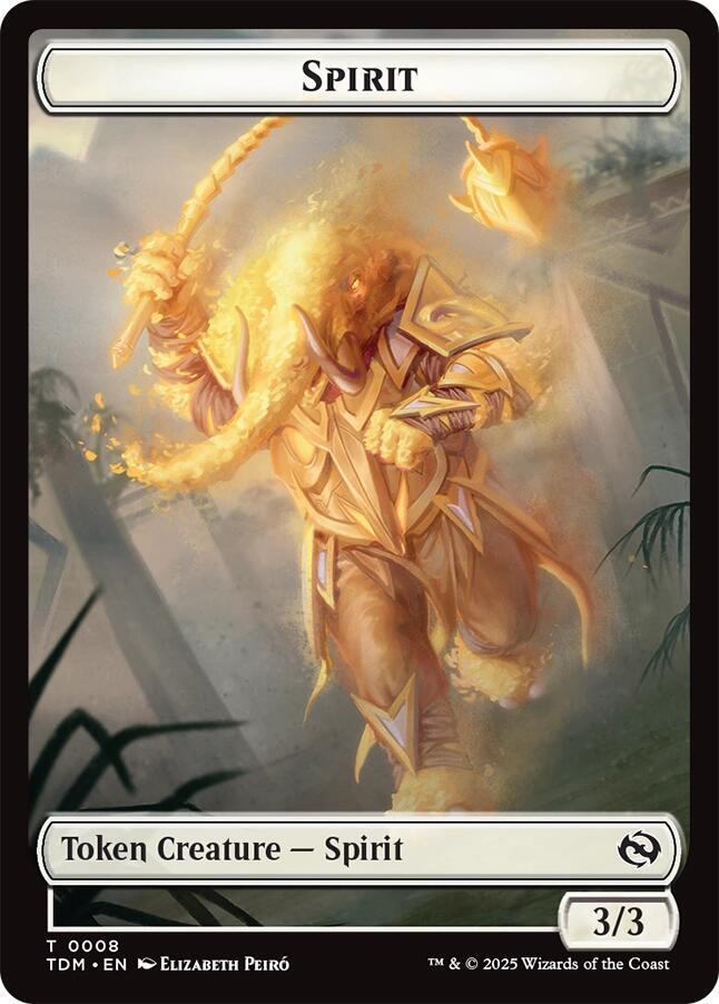 Spirit (0008) // Spirit (0009) Double-Sided Token - #8 // 9