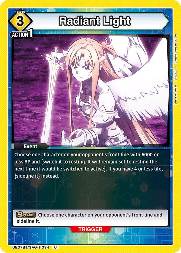 Radiant Light #UE07BT/SAO-1-034