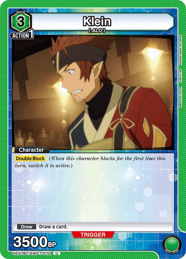 Klein (072) #UE07BT/SAO-1-072