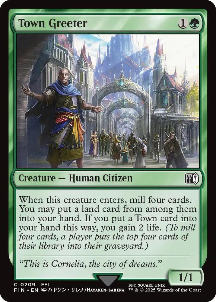 Town Greeter - #209