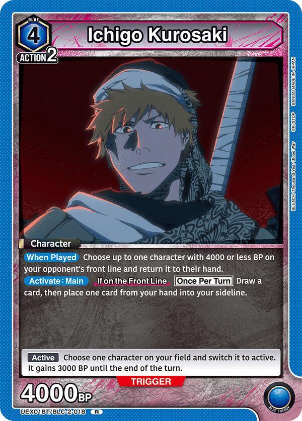Ichigo Kurosaki (018) - #UEX01BT/BLC-2-018