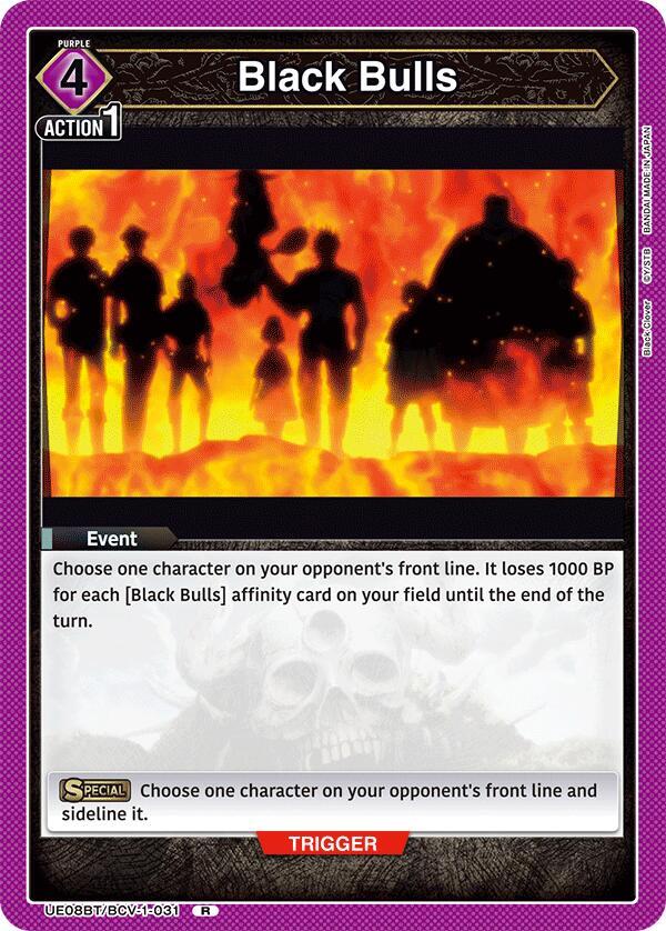 Black Bulls - #UE08BT/BCV-1-031
