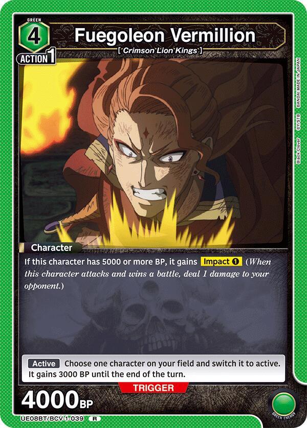 Fuegoleon Vermillion - #UE08BT/BCV-1-039