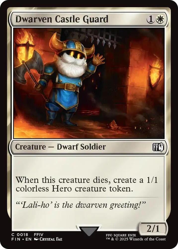 Dwarven Castle Guard - #18