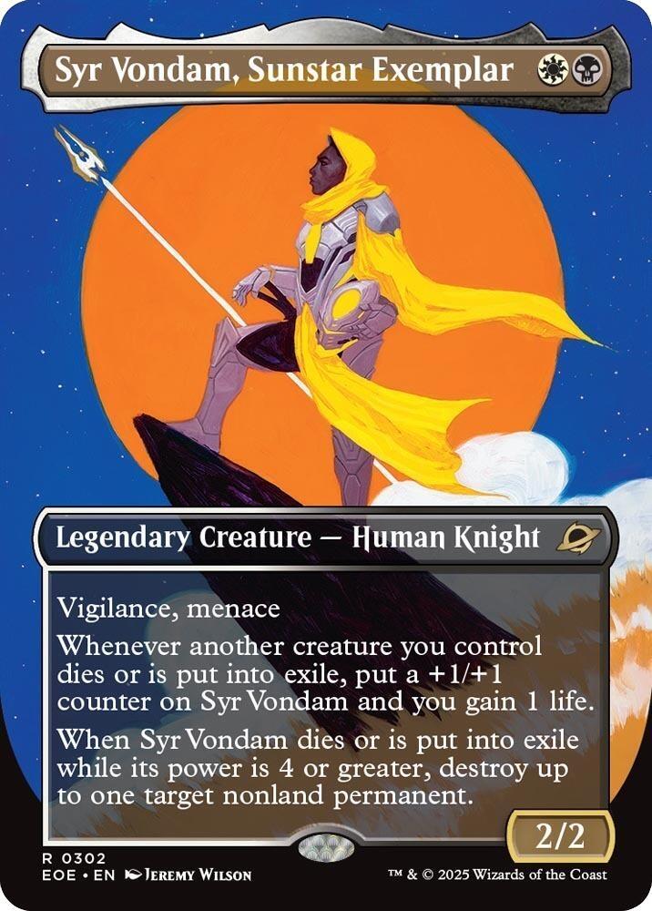 Syr Vondam, Sunstar Exemplar (Borderless) - #302