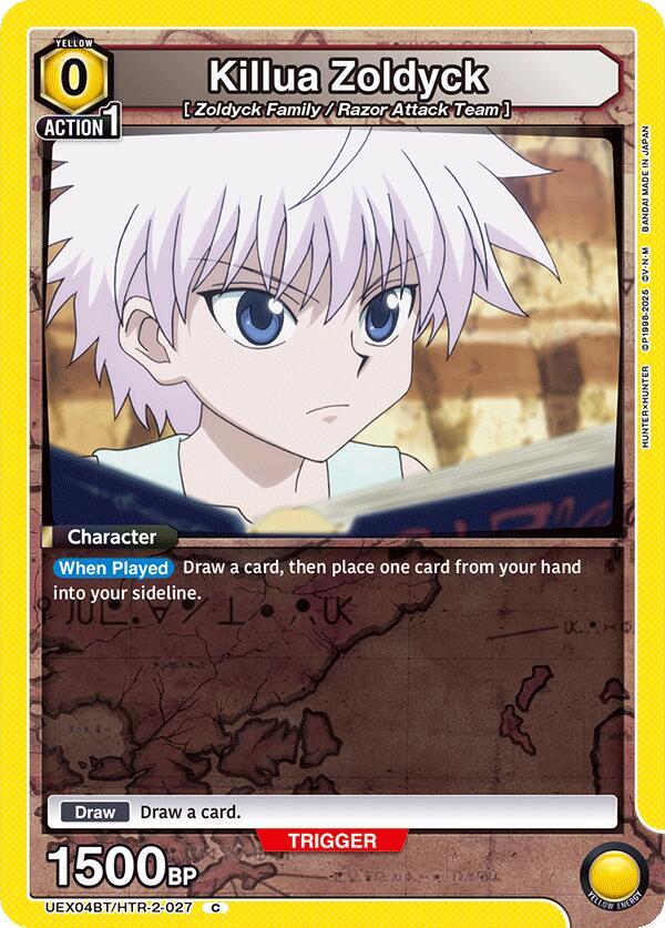 Killua Zoldyck (027) #UEX04BT/HTR-2-027