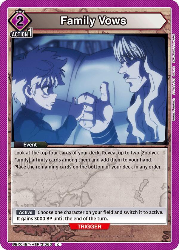 Family Vows #UEX04BT/HTR-2-060