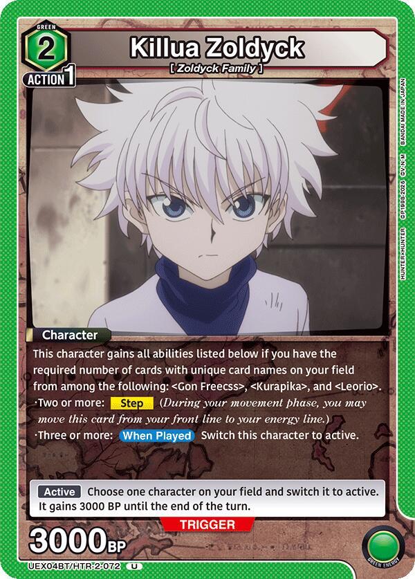 Killua Zoldyck (072) #UEX04BT/HTR-2-072