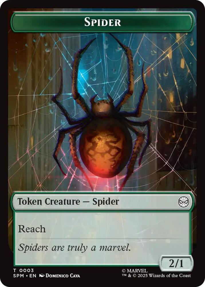 Spider // Treasure Double-Sided Token - #3 // 7