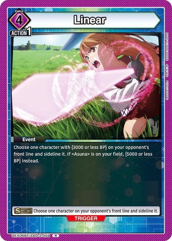 Linear #UEX06BT/SAO-2-059