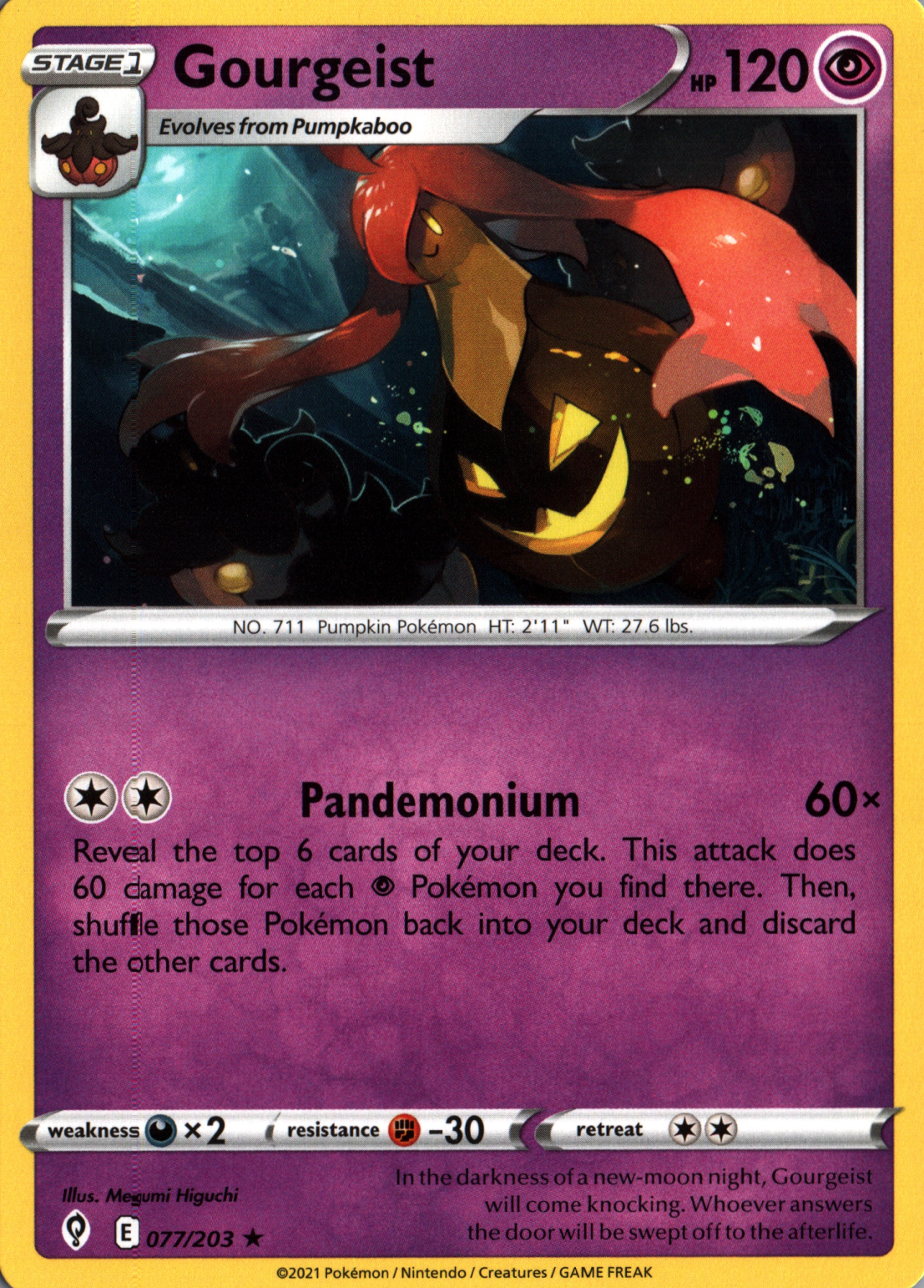 gourgeist pokemon card price Weakness Darkness 2 Resistance Fighting Gourgeist A&M Hobby Shop