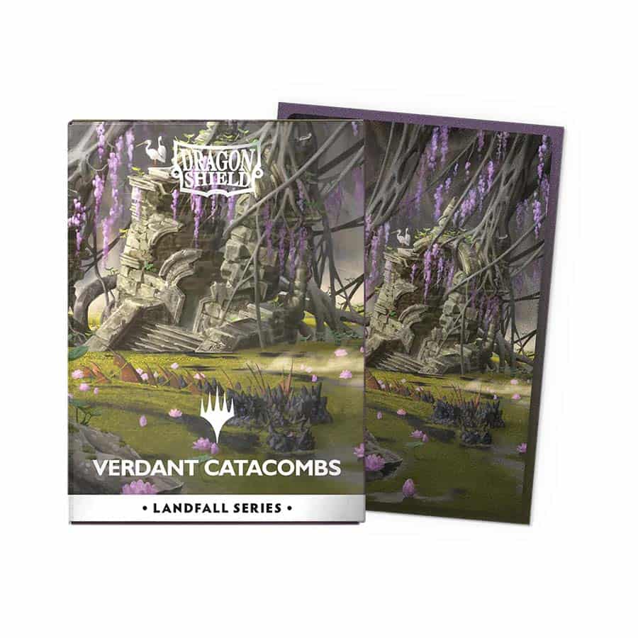 Dragon Shield Matte Dual Art Sleeves: Landfall Series - Verdant Catacombs