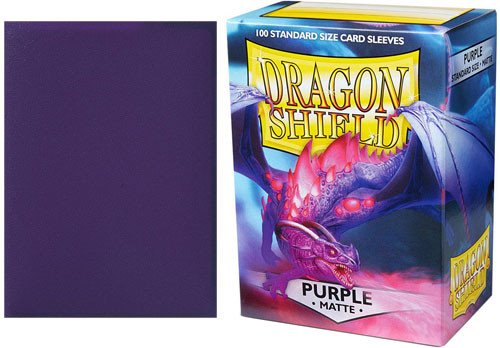 Dragon Shield - Purple - Matte Sleeves - Standard Size