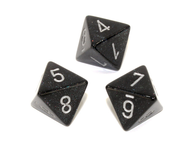 Borealis Smoke/Silver Polyhedral 7-Die Set