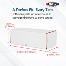 BCW 500 Count Storage Box with Slip Guard
