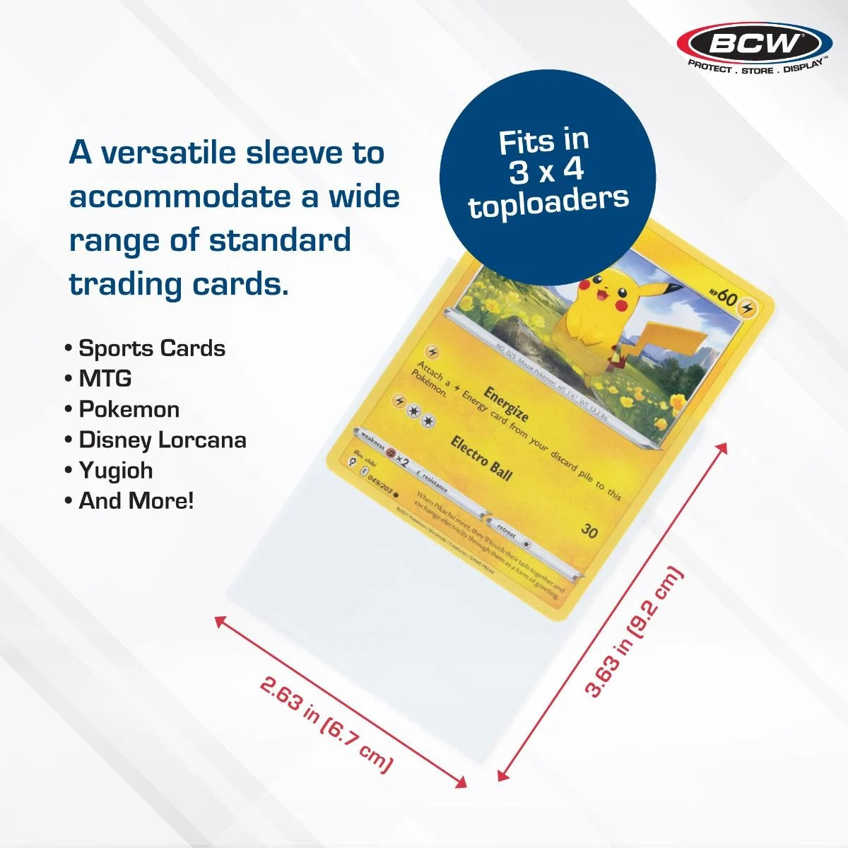 BCW Standard Card Sleeves