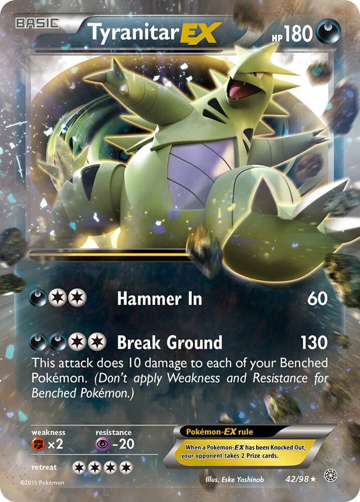 Tyranitar EX - #42/98
