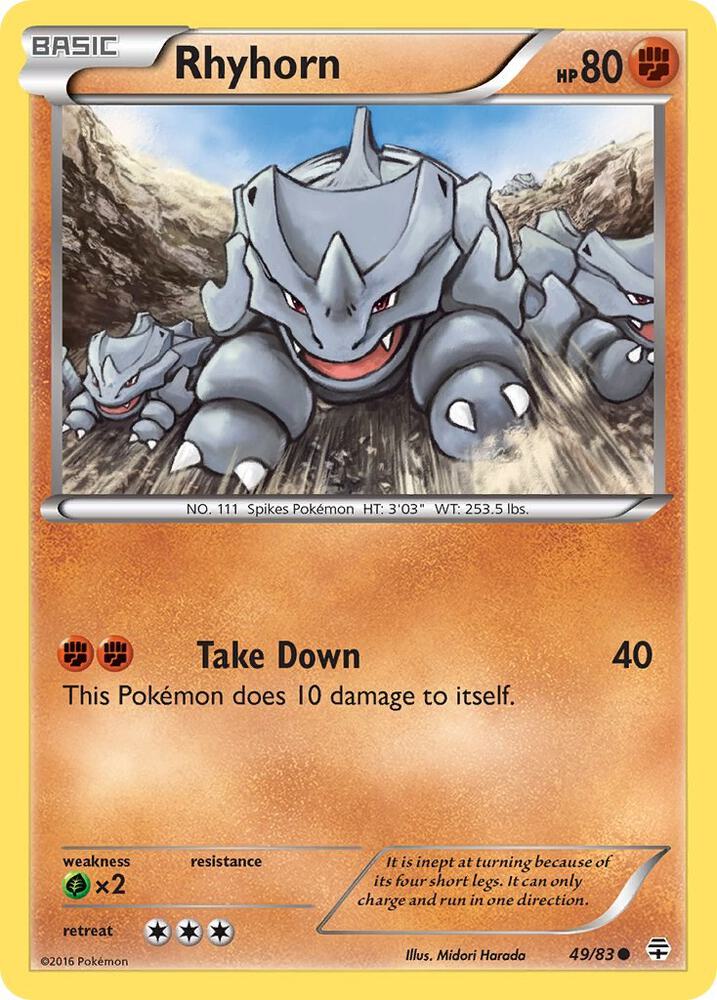 Rhyhorn - #49/83