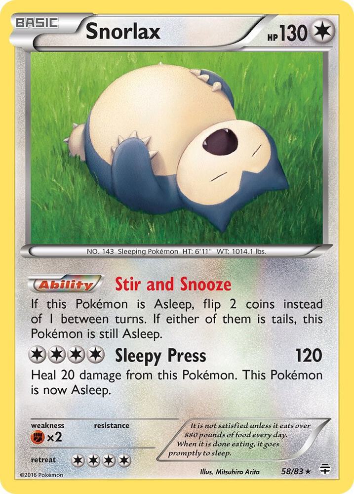 Snorlax - #58/83