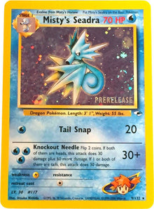 Misty's Seadra (Prerelease) - #009/132