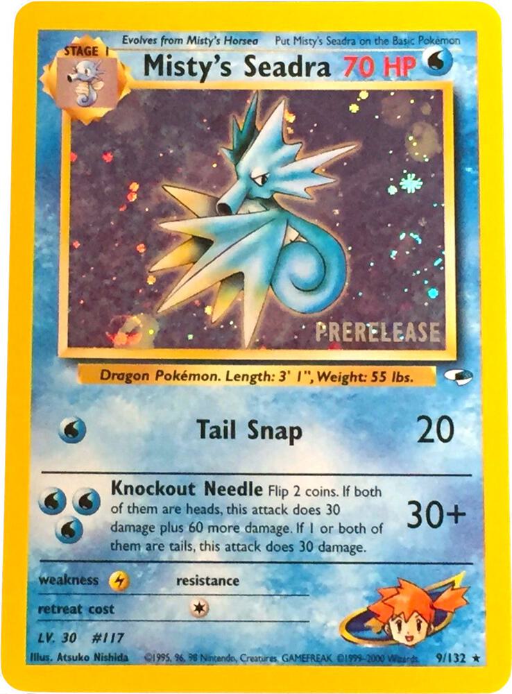 Misty's Seadra (Prerelease) - #009/132