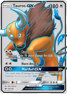 Tauros GX (Full Art) - #144/149