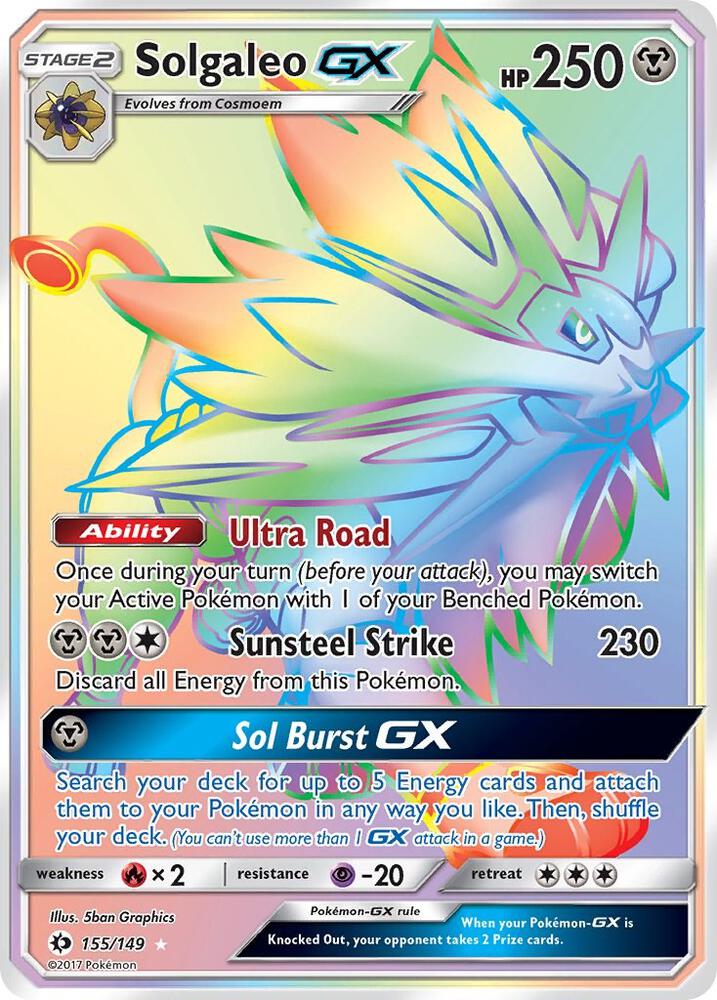 Solgaleo GX (Secret) - #155/149