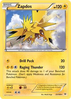Zapdos - 23/108 (XY Roaring Skies) - #023/108