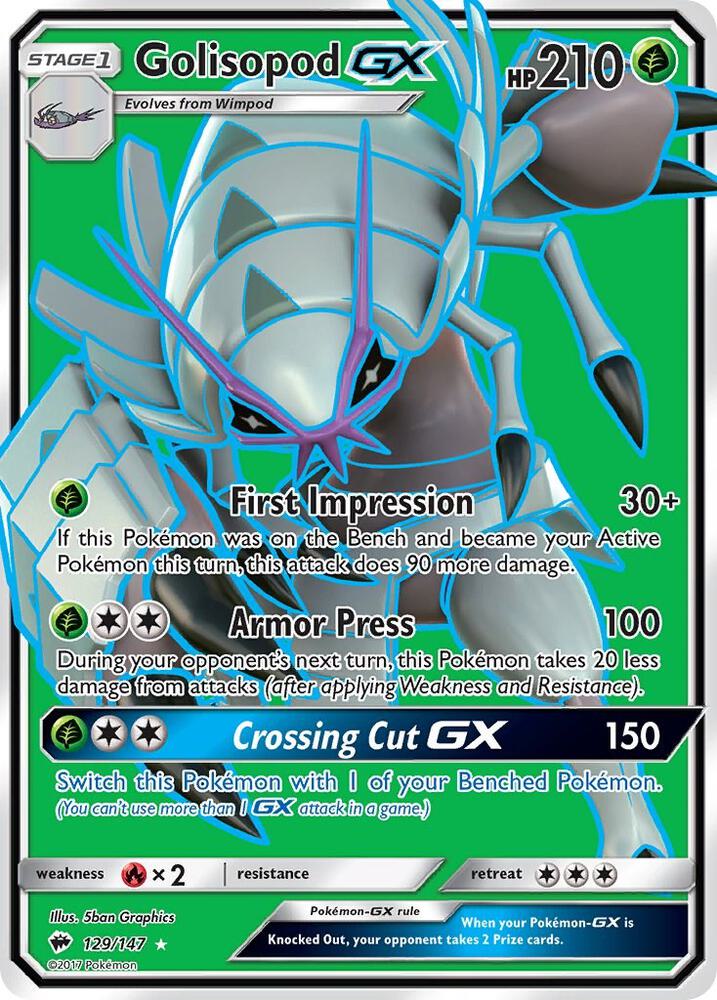 Golisopod GX (Full Art) - #129/147