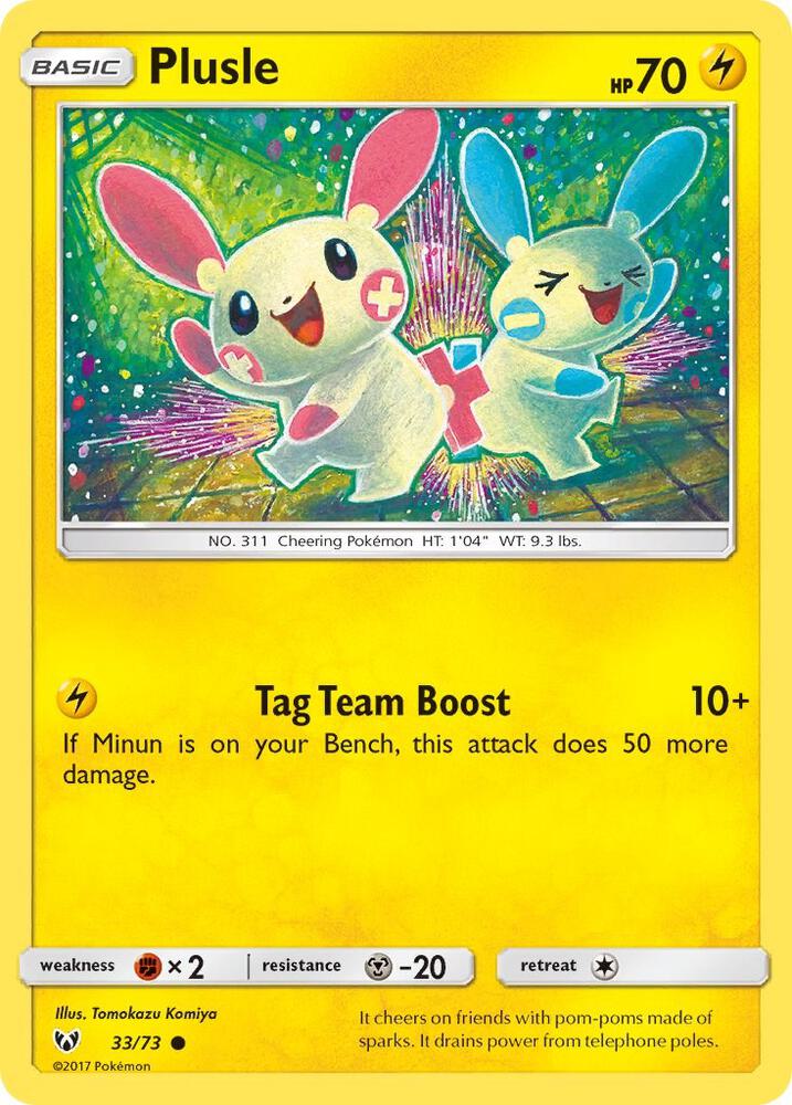 Plusle - #33/73