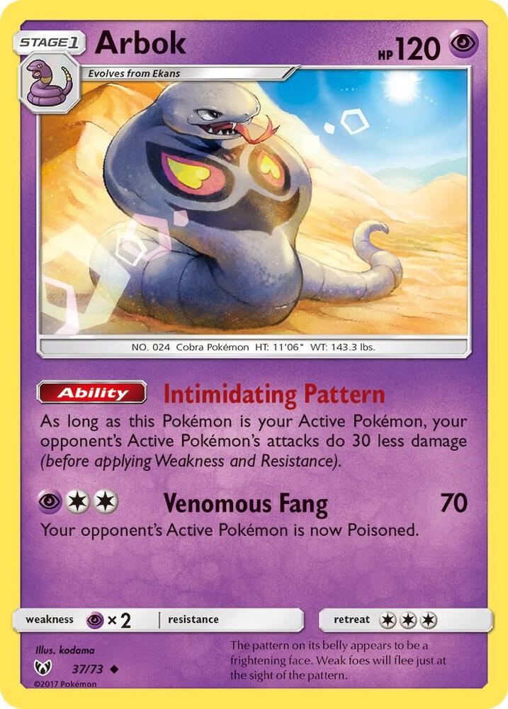 Arbok - #37/73