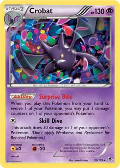 Crobat - 33/119 (Cosmos Holo) - #033/119