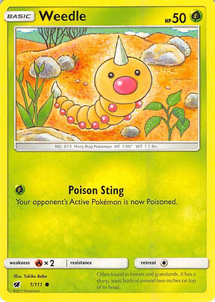 Weedle - #1/111