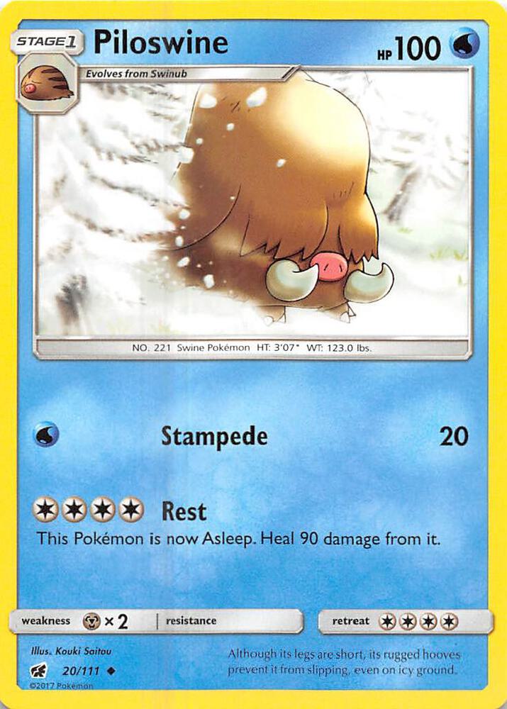 Piloswine - #20/111
