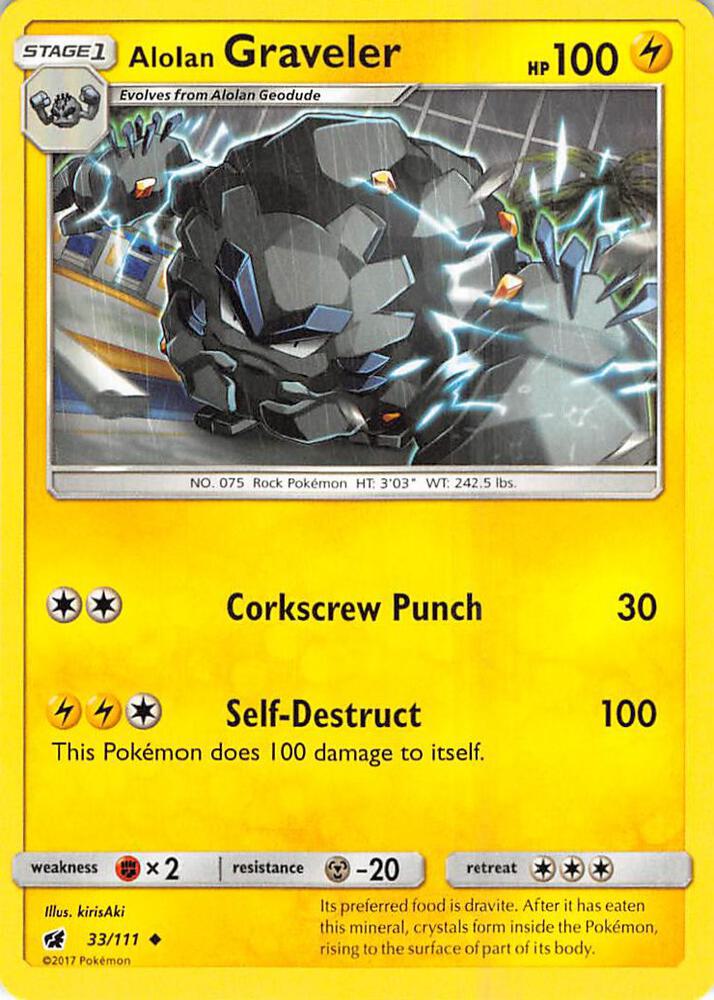 Alolan Graveler - #33/111