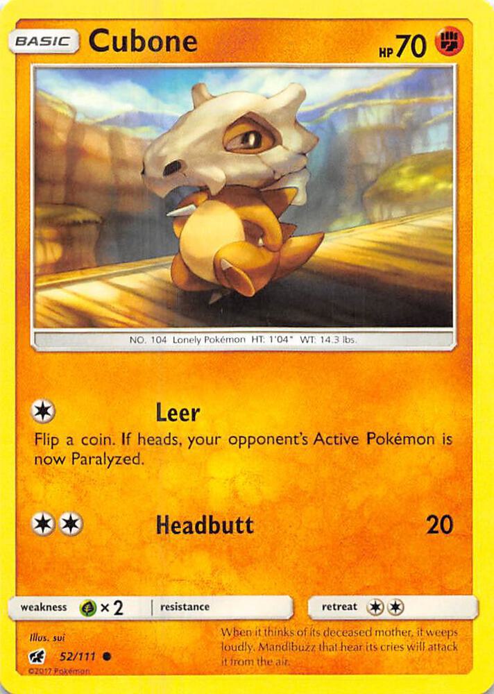 Cubone - #52/111