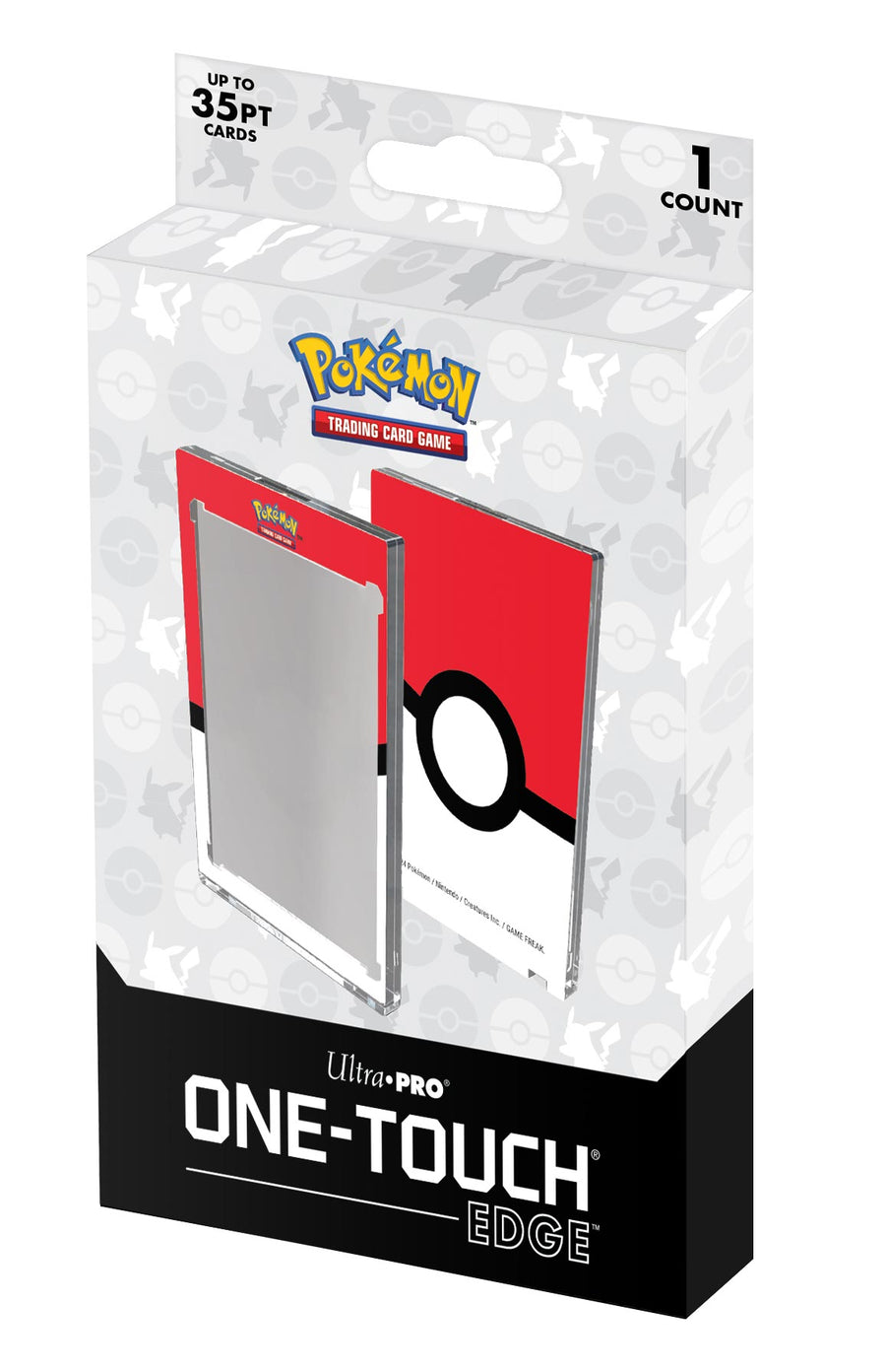 Single 35pt ONE-TOUCH Edge - Poké Ball Printed Magnetic Card Holder for Pokémon