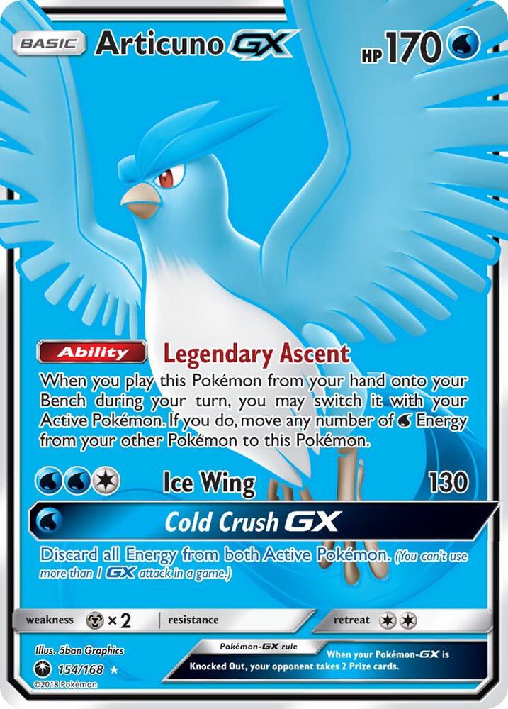 Articuno GX (Full Art) - #154/168